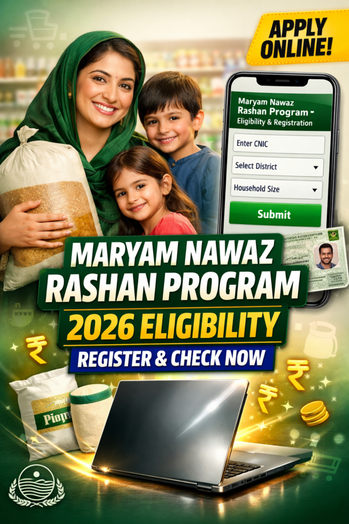 Maryam Nawaz Rashan Program 2026